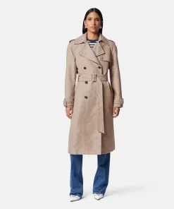 Shop Barocco Jacquard-Trenchcoat Damen Jacken & Mäntel