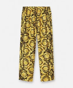 Fashion Barocco Pyjamahose Aus Seide Herren Loungewear