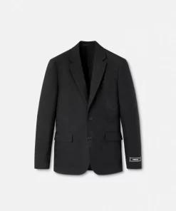 Online Barocco Silhouette Jacquard-Blazer Herren Blazer & Anzüge