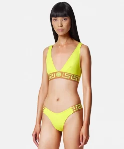 New Bikinihoschen Mit Greca-Bordure Damen Bademode