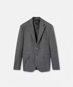 Best Sale Blazer Aus Kaschmir Mit Fischgratmuster Herren Blazer & Anzüge