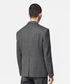 Best Sale Blazer Aus Kaschmir Mit Fischgratmuster Herren Blazer & Anzüge