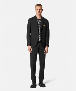 Sale Einreihiger Medusa Biggie Blazer Herren Blazer & Anzüge