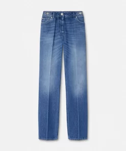 Clearance Elegante Boyfriend-Jeans Damen Denim