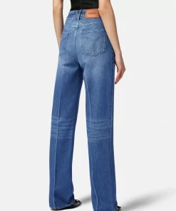 Clearance Elegante Boyfriend-Jeans Damen Denim