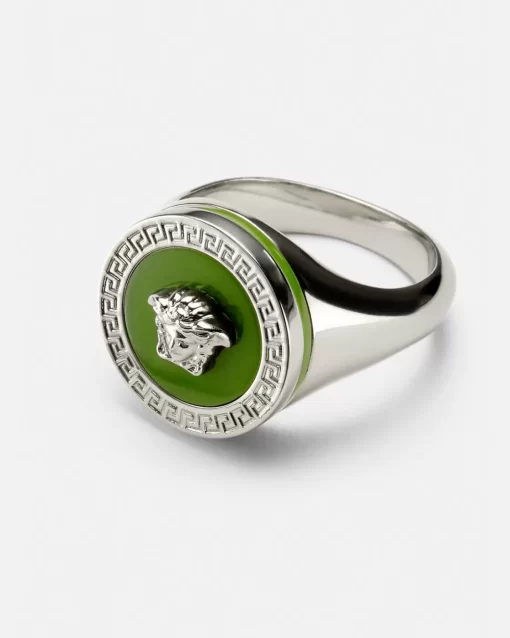 Online Enamel Medusa Ring Herren Ringe