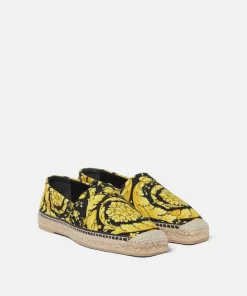 Clearance Espadrille Im Barocco-Print Herren Loafer & Slipper