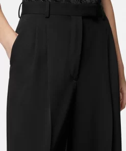 Outlet Faltenhose Mit Weitem Bein Damen Hosen & Shorts