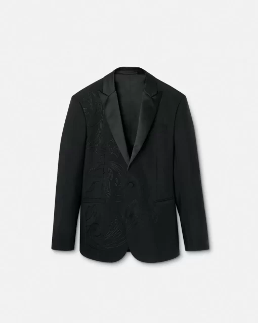 Fashion Formaler Blazer Mit Barocco-Stickerei Herren Blazer & Anzüge