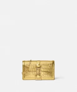 Shop Greca Goddess Minibag In Kroko-Optik Damen Mini-Taschen & Clutches