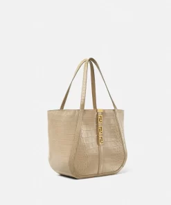 Clearance Grose Greca Goddess Tote Bag In Kroko-Optik Damen Shopper