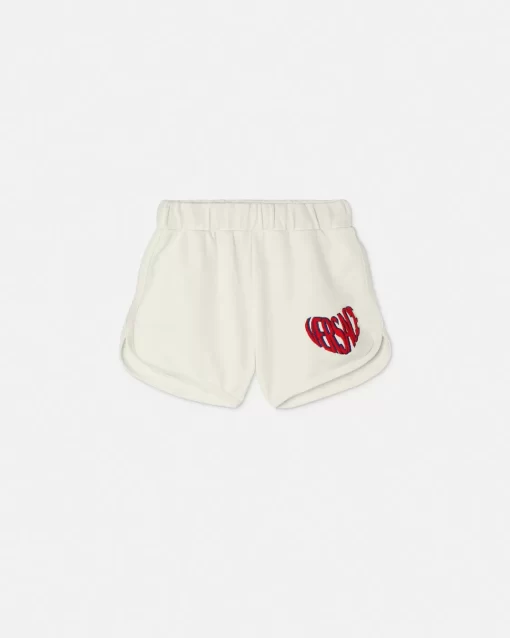 Online Heart Logo Kids Sweatshorts Kinder Bekleidung