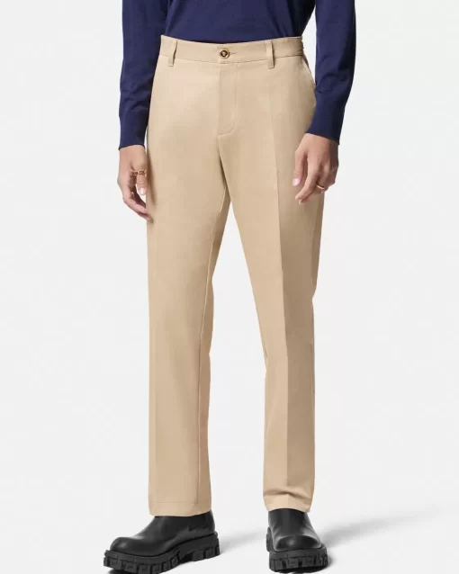 Outlet Hose Aus Gabardine Herren Hosen