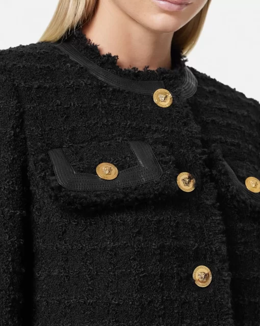 Store Jacke Aus Boucle-Tweed Damen Anzüge