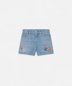 Best Kids Jeansshorts Stickerei Kinder Bekleidung