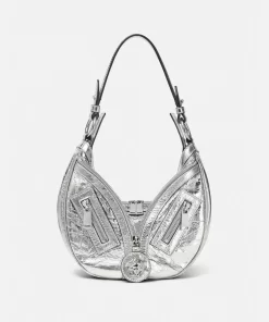 Best Kleine Repeat Metallic Hobo-Tasche Damen Schultertaschen & Umhängetaschen