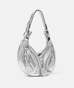 Best Kleine Repeat Metallic Hobo-Tasche Damen Schultertaschen & Umhängetaschen