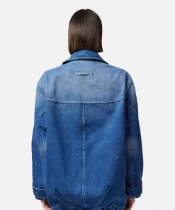 Cheap Kokon-Parka Aus Denim Damen Denim