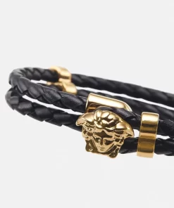 Discount La Medusa Armband Aus Leder Herren Armbander