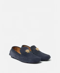 Cheap La Medusa Loafer Aus Wildleder Herren Mokassins