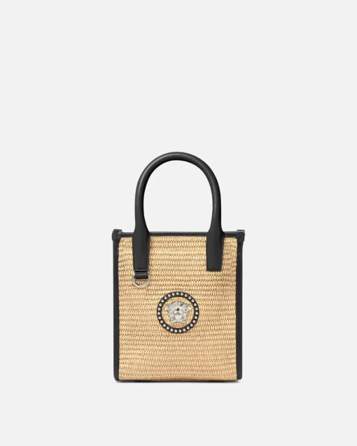 Sale La Medusa Mini-Tote Bag Mit Nieten Damen Mini-Taschen & Clutches