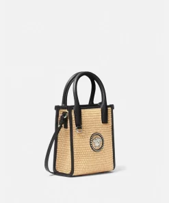 Sale La Medusa Mini-Tote Bag Mit Nieten Damen Mini-Taschen & Clutches