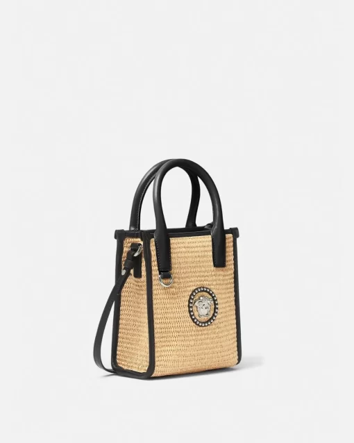 Sale La Medusa Mini-Tote Bag Mit Nieten Damen Mini-Taschen & Clutches