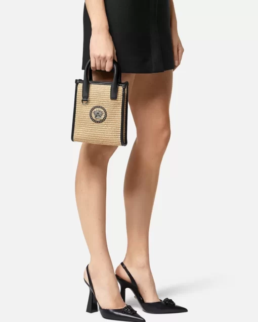 Sale La Medusa Mini-Tote Bag Mit Nieten Damen Mini-Taschen & Clutches