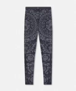 Online Leggings Im Barocco-Print Damen Hosen & Shorts