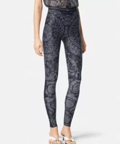 Online Leggings Im Barocco-Print Damen Hosen & Shorts