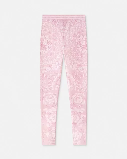 Outlet Leggings Im Barocco-Print Damen Hosen & Shorts