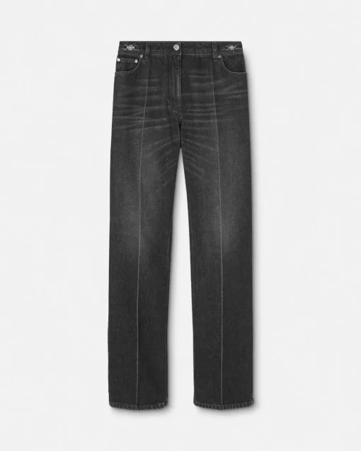 Clearance Masgeschneiderte Jeans Mit Normaler Passform Damen Denim