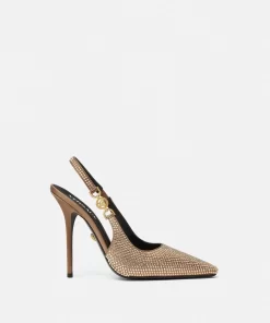 Cheap Medusa '95 Slingback-Pumps Mit Kristallen Damen Pumps