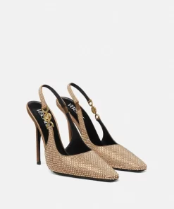 Cheap Medusa '95 Slingback-Pumps Mit Kristallen Damen Pumps