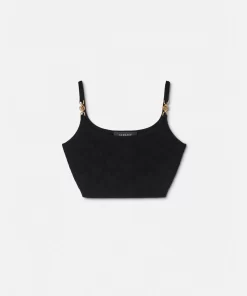 Clearance Medusa '95 Strick-Crop-Top Damen Strick