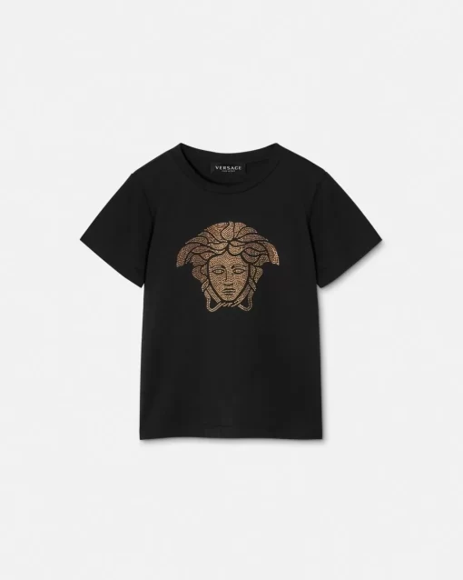 Hot Medusa Kids T-Shirt Mit Kristallen Kinder Bekleidung