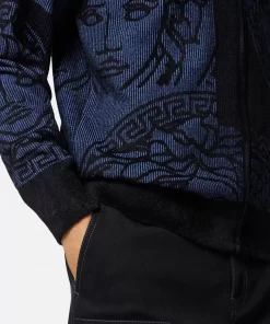 Hot Medusa Pullover Mit Reisverschluss Herren Strick