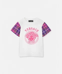 Online Medusa Tartan Kids T-Shirt Kinder Bekleidung