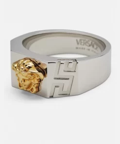 Hot Nuts & Bolts Ring Mit Medusa-Akzenten Herren Ringe