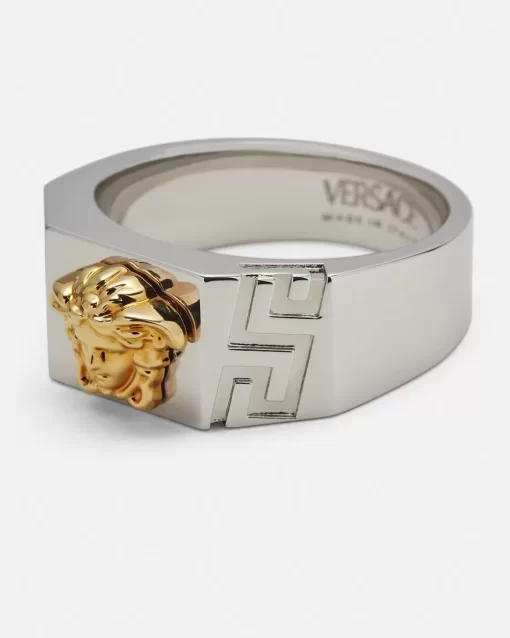 Hot Nuts & Bolts Ring Mit Medusa-Akzenten Herren Ringe