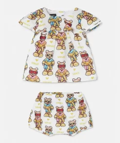 Cheap Pixel Teddy Baby Kleid-Set Kinder Kleidung