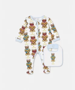 Sale Pixel Teddy Baby Schlafanzug-Set Kinder Geschenkset