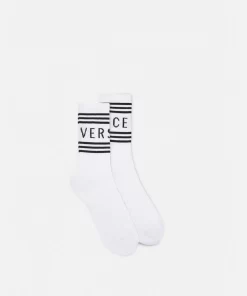 New Socken Mit Vintage-Logo Damen Socken