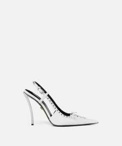 Best Spitze Slingback-Pumps Mit Schnurung Damen Pumps