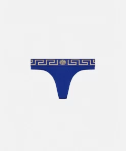 Clearance Tanga Mit Greca-Bordure Herren Slips