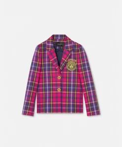 Online Tartan Kids Medusa Blazer Kinder Bekleidung