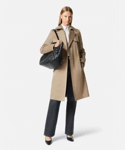 New Trenchcoat Aus Gabardine Damen Jacken & Mäntel