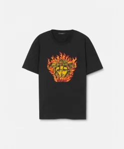 Best T-Shirt Mit Medusa Flame-Motiv Herren T-Shirts & Polos