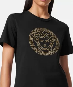 Cheap T-Shirt Mit Medusa-Motiv Damen T-Shirts & Sweatshirts