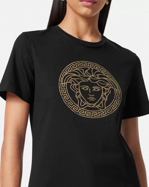 Cheap T-Shirt Mit Medusa-Motiv Damen T-Shirts & Sweatshirts